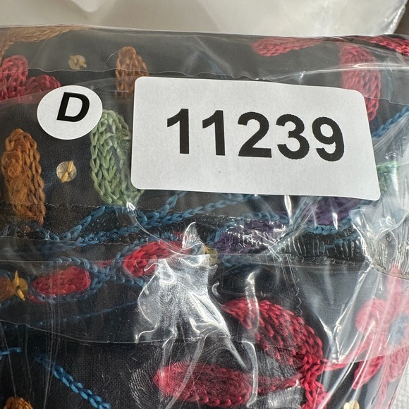 VTG Sandy Starkman Embroidered Blazer Womens Medium Floral‎ Sequin Artsy - Picture 9 of 9